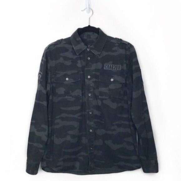 Rails Gavin Camo Printed Woven Shirt Jacket $188 Small - Picture 2 of 13